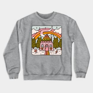 Aquarius Gingerbread House Crewneck Sweatshirt